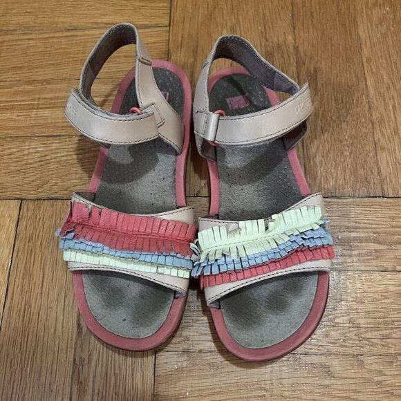 Camper Twins Fringe Sandals 34 - Picture 1 of 4